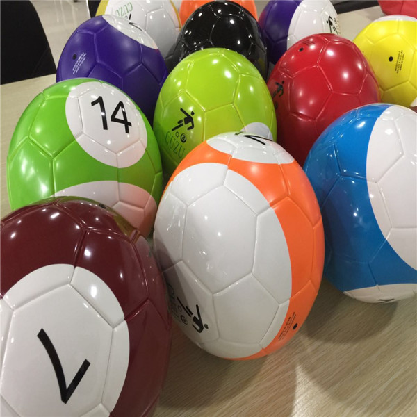 4# stripe color inflatable Snookball with air pump for sale