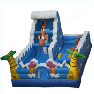 Inflatable dinosaur jumpers fun dinosaur slider amusement park --Dinosaurs World quality guarantee