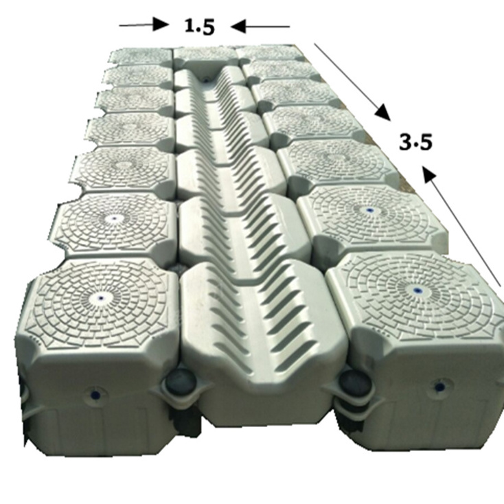 Float pontoon floating dock,jet ski landing dock cell made of HDPE