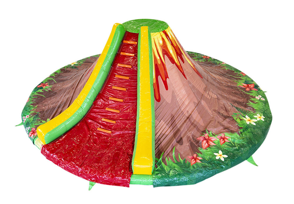 New design inflatable Volcano Slide for kids playing area