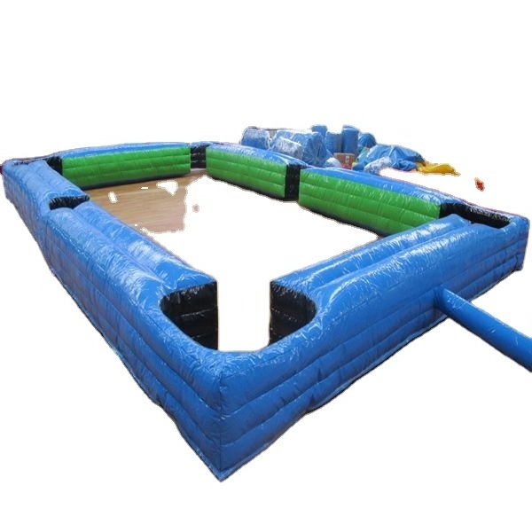 Colourful cartoon outdoor game Inflatable snooker footpool table