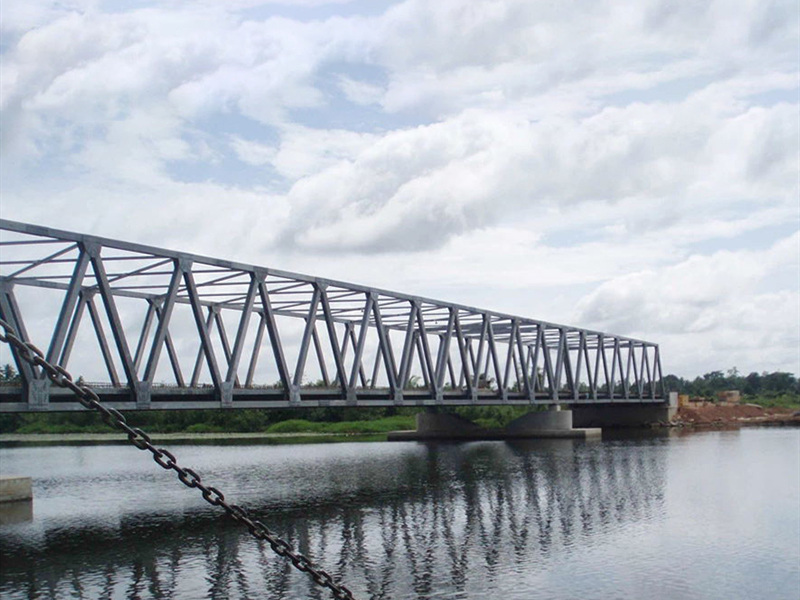 Manufacturer Prefab Galvanized Steel Truss Structure Beam Bridge Steel Frame Bridge