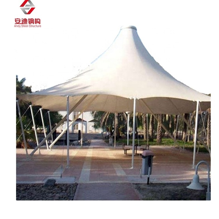 Outdoor Membrane Structure Steel Truss Frame  Canopy/Protector Awning/Roof Shelter Shade