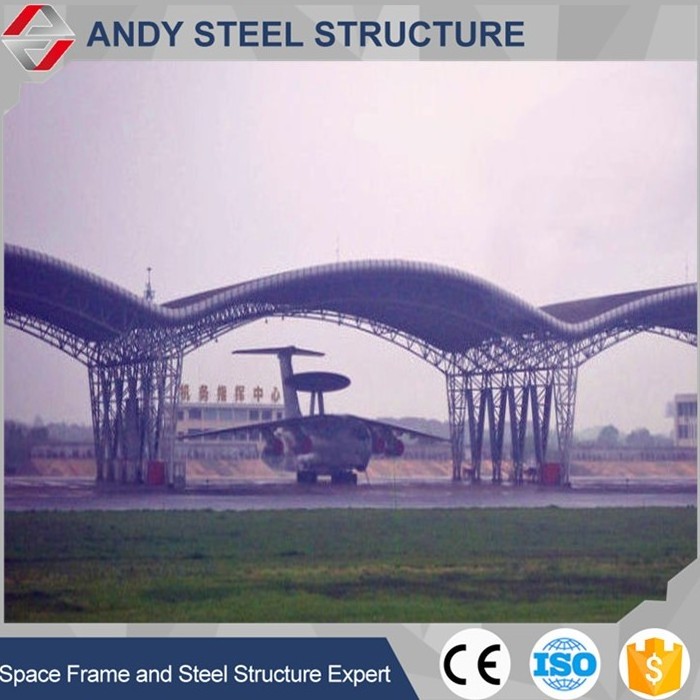 Customized size pre-made aircraft hangar building kits with the best quality