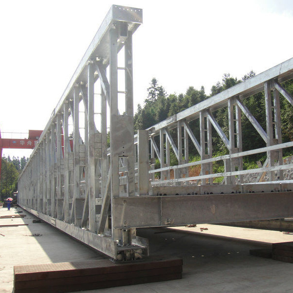 China Factory Price of Bailey Bridge Steel Structure Galvanized Reinforced Puentes Bailey Steel Truss Portable Pedestrian Bridge