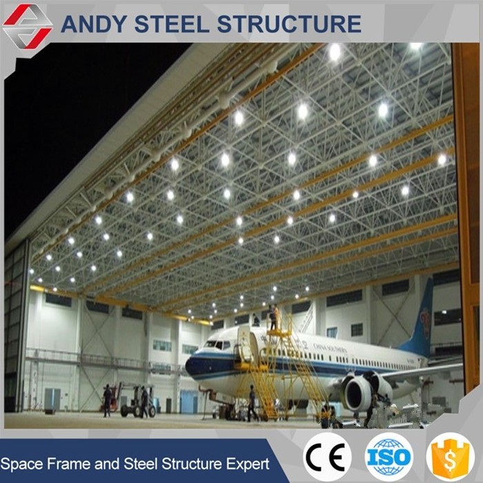 Customized size pre-made aircraft hangar building kits with the best quality