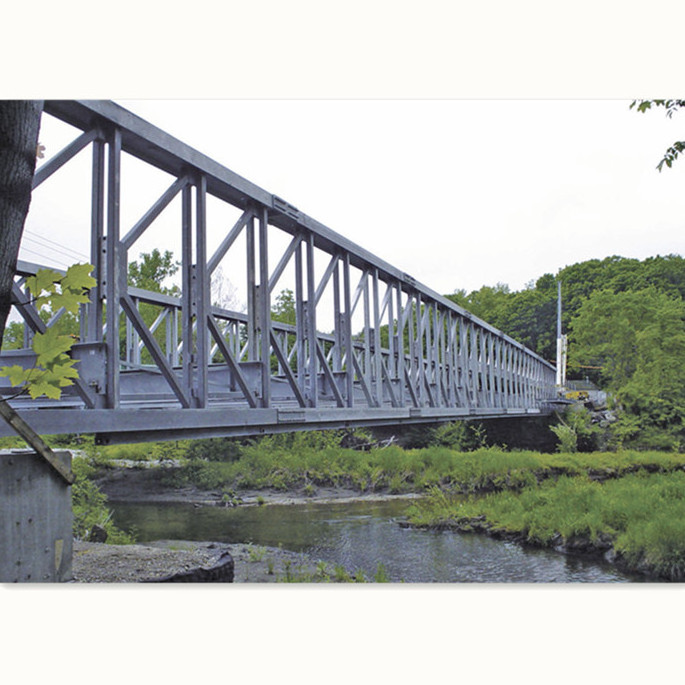 China Factory Price of Bailey Bridge Steel Structure Galvanized Reinforced Puentes Bailey Steel Truss Portable Pedestrian Bridge