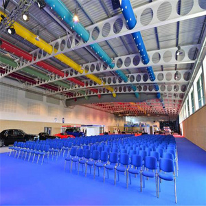 Used steel roof trusses exhibition hall truss system building for sale