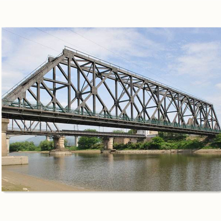 Prefab Steel Pipe Bridge Steel Structure Overpass Truss Bailey Bridge Railway Bridge