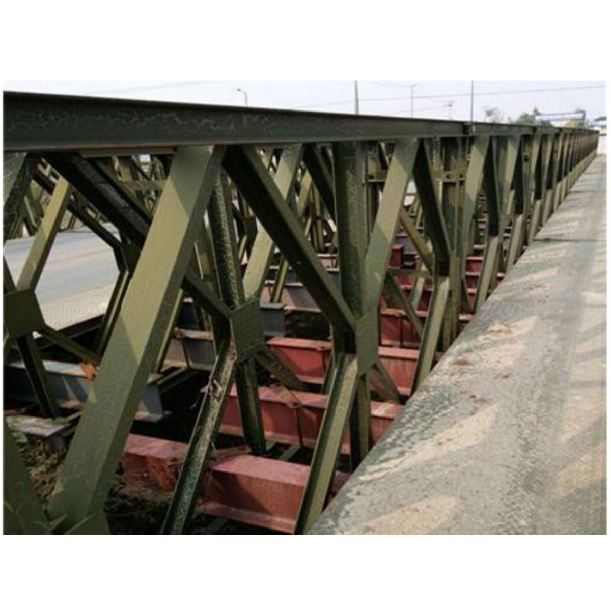 Prefabricated Steel Structure Bailey Bridge Metal Truss Bridge for sale