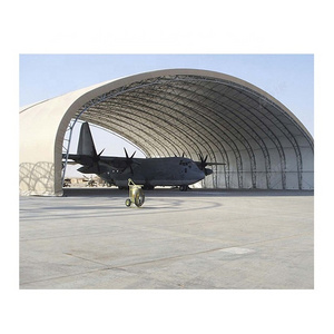 Prefabricated Steel Structure Aircraft Hangar Steel Truss Roof Aviation  airplane hangar Building