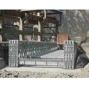 Galvanized Modular Steel Panels Pedestrian Bridge Steel Truss Structure Puentes Bailey