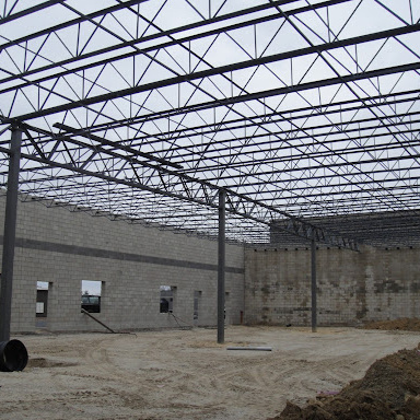 Metal Structure Steel Joist Framing Large Span Prefab Steel Shed Building with Steel Roof Truss Design