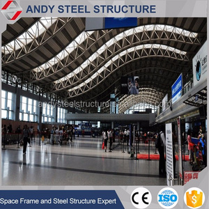 Used steel trusses for airport building roofing sale