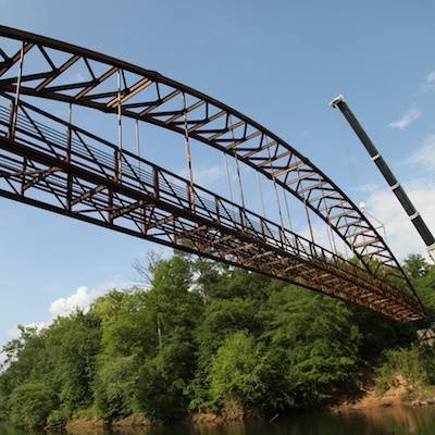 China Factory Price of Bailey Bridge Steel Structure Galvanized Reinforced Puentes Bailey Steel Truss Portable Pedestrian Bridge