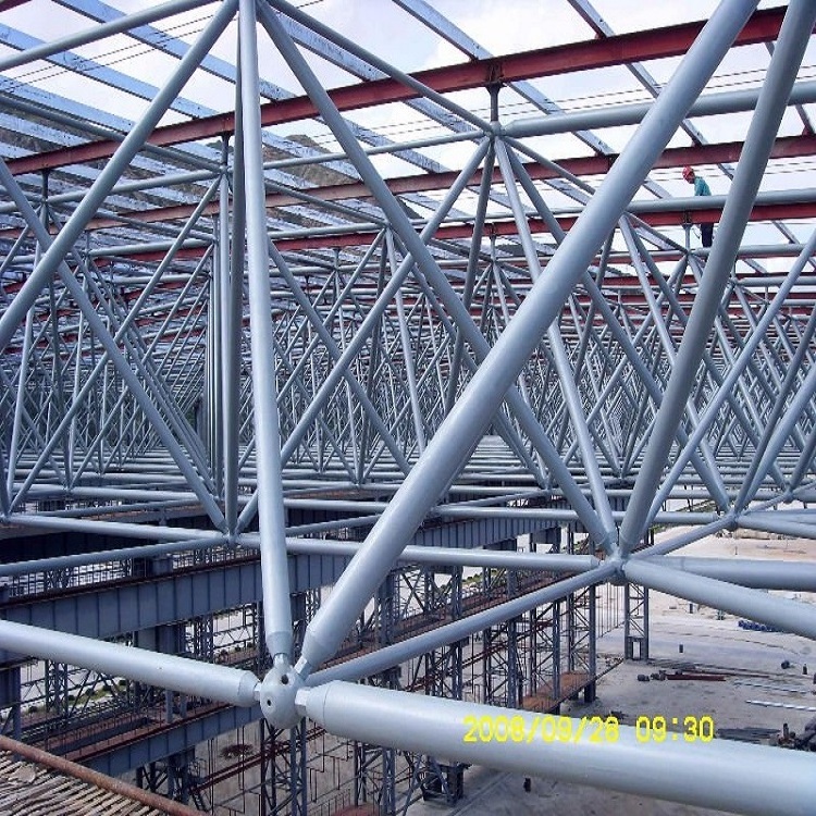 Light Gauge Steel Structure Supplies Steel Space Frame Structure Exhibition Hall Building