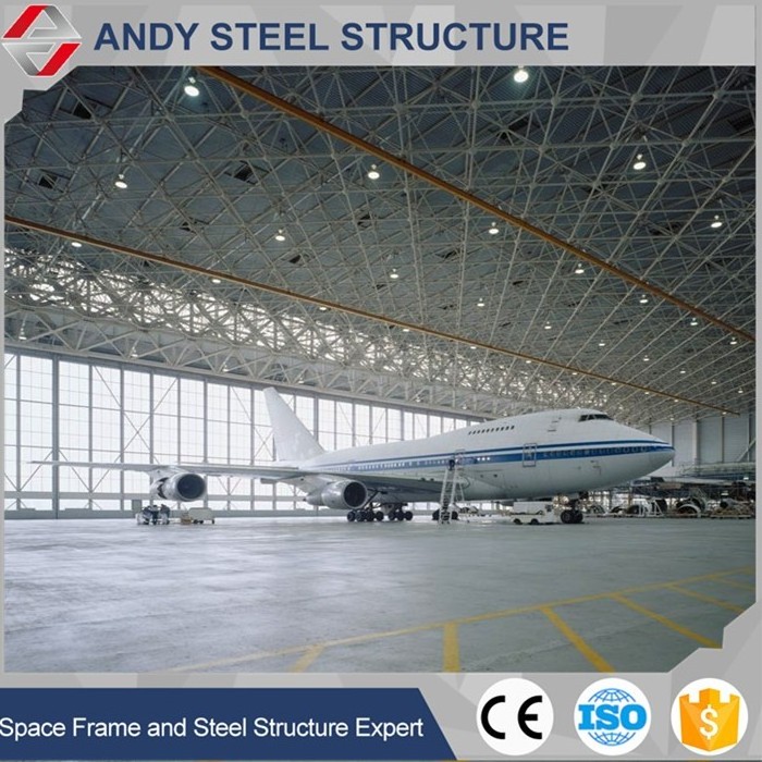 Customized size pre-made aircraft hangar building kits with the best quality