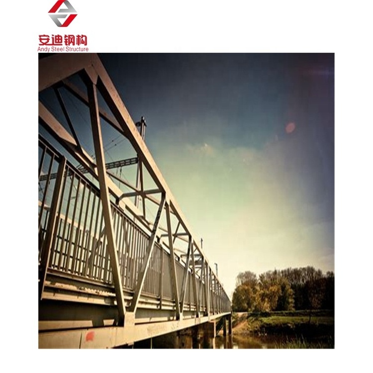 Prefabricated Bailey Metal Bridge Steel Structure Pedestrian Bridge