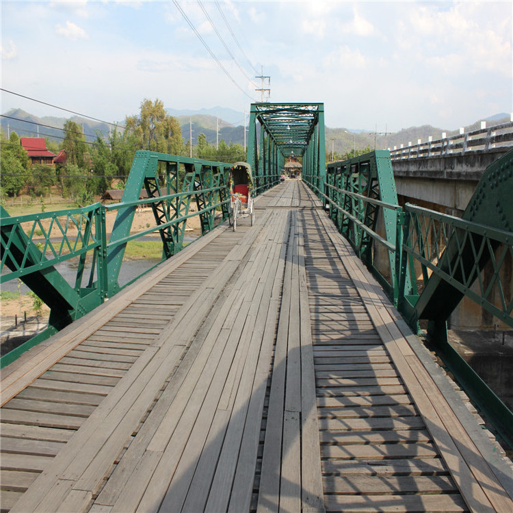 high quality light steel truss pedestrian bailey steel truss structure bridge construction