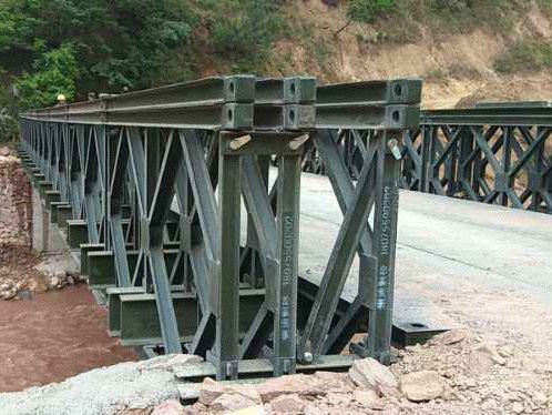 Prefabricated Steel Structure Bailey Bridge Metal Truss Bridge for sale