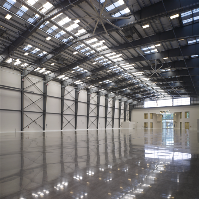 Low cost aircraft hangar shed dome roof steel roof structure