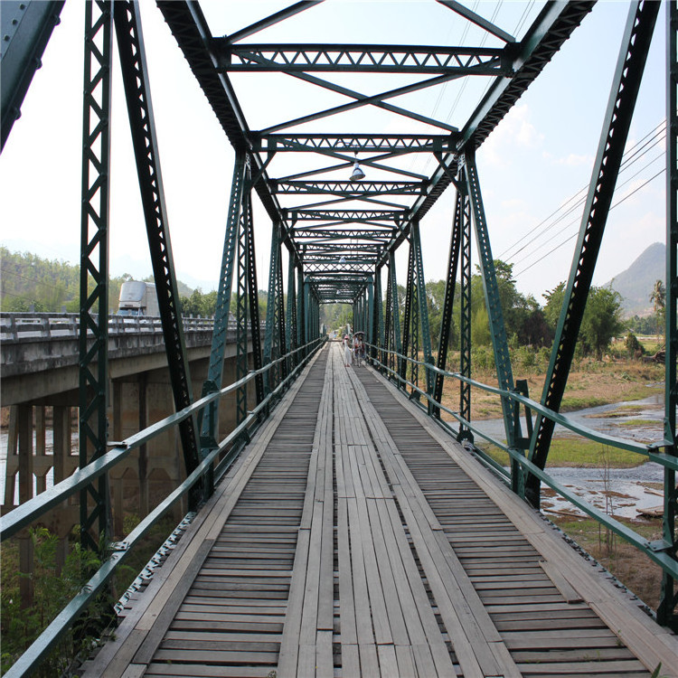 high quality light steel truss pedestrian bailey steel truss structure bridge construction