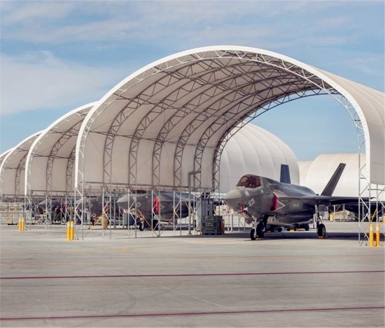 Low cost aircraft hangar shed dome roof steel roof structure