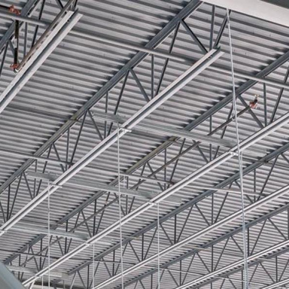 Metal Structure Steel Joist Framing Large Span Prefab Steel Shed Building with Steel Roof Truss Design