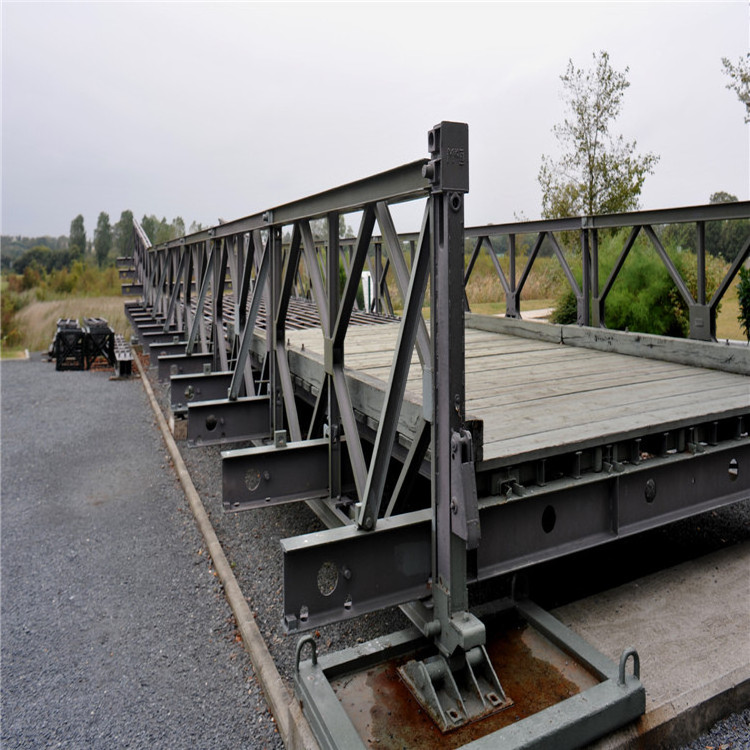 prefabricated steel truss bailey pedestrian bridge