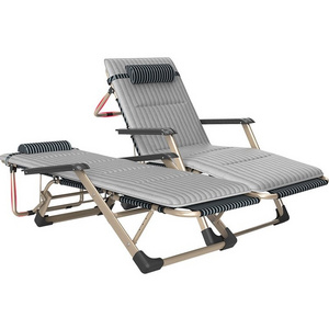 Portable Adjustable Camping  Metal Dual-purpose Lounge Outdoor  Cheap  Folding Recliner Zero Gravity Beach Chair