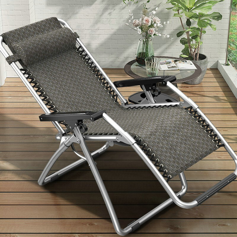 Modern Design Outdoor Indoor Portable Folding Comfortable Metal Chaise Recliner Lounge Zero Gravity Chair