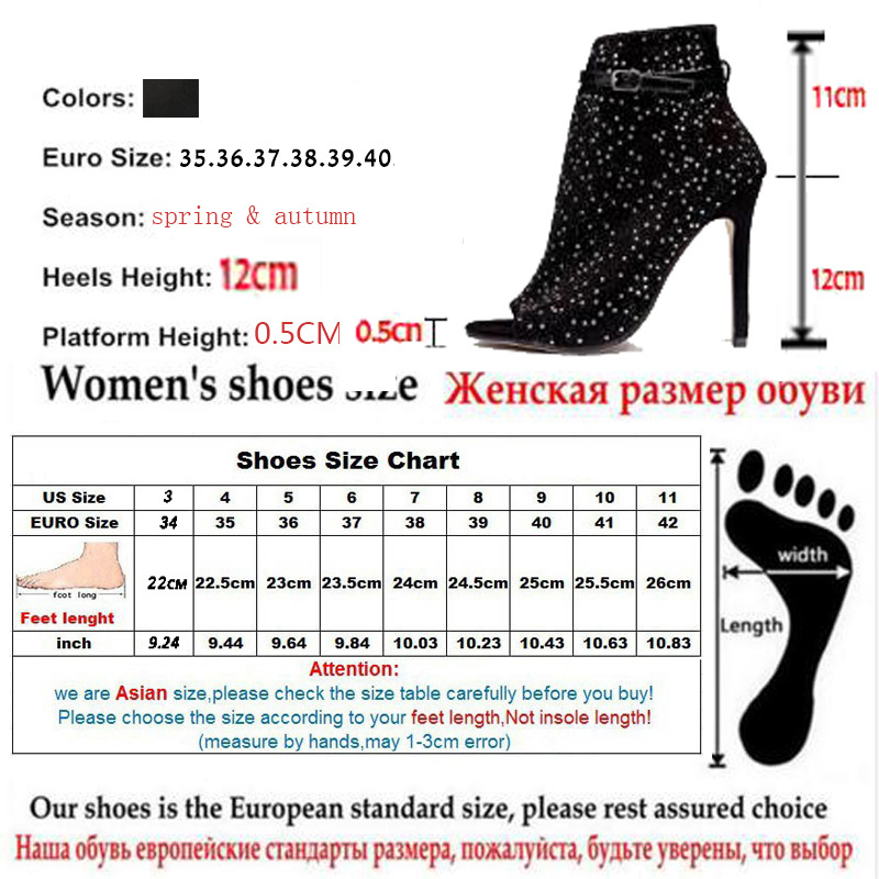 NEW 2021 Crystal Sandals Boots High Heels Brand Design Sexy Gladiator Thin Heels Women Rhinestone Buckle Strap Party Women Pumps