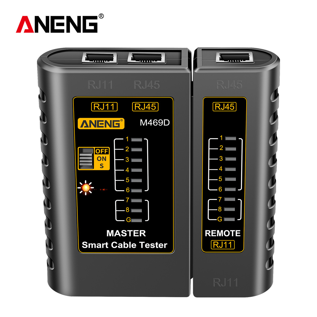 ANENG M469D RJ45 Cable lan tester Network Cable Tester RJ45 RJ11 RJ12 CAT5 UTP LAN Cable Tester Networking Tool network Repair