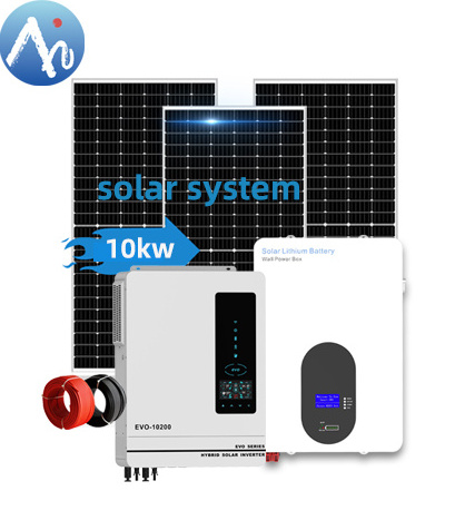 Anern 220v 4000 watt 5000watt commercial solar kit power generator with inverter