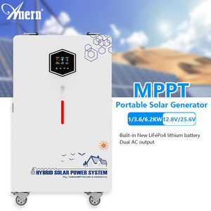 Anern 220V 500w Solar generator DC Emergency home system Kit