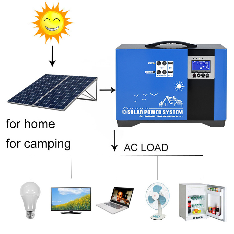 Home solar kit 500w home solar power system with all accessories