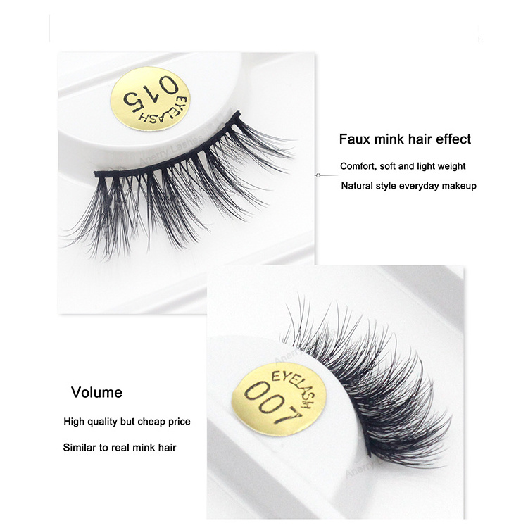 Vegan And Cruelty Free 4 Pairs Half Lashes Natural Look False Eyelashes Corner 3d Small Size Eyelashes Half False Mink Eyelashes