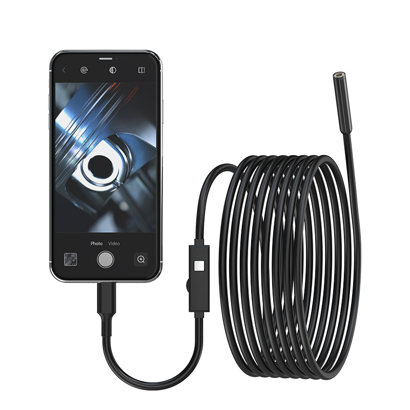 ANESOK USB Endoscope Industrial OTG iPhone 1080p Videoscope Endoscope Borescope Inspection Camera for Sink Tub Toilet