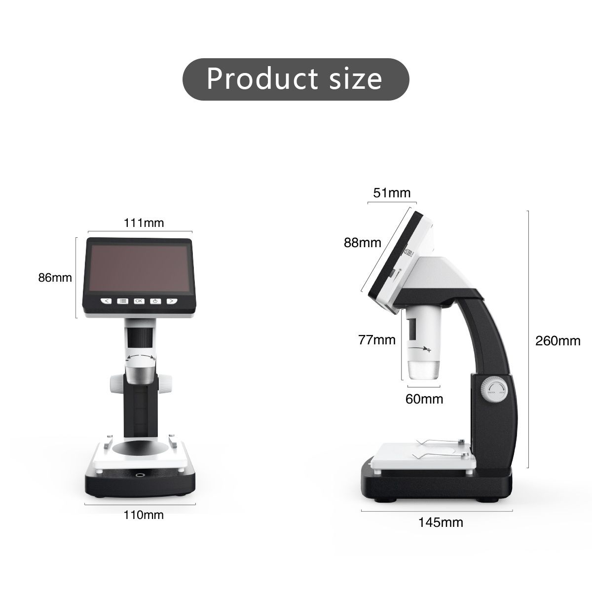 Microscopes Manufacturers Full Hd Optical Instruments Digital Mikroskop Industrial Measurement Soldering Microscope for PCB