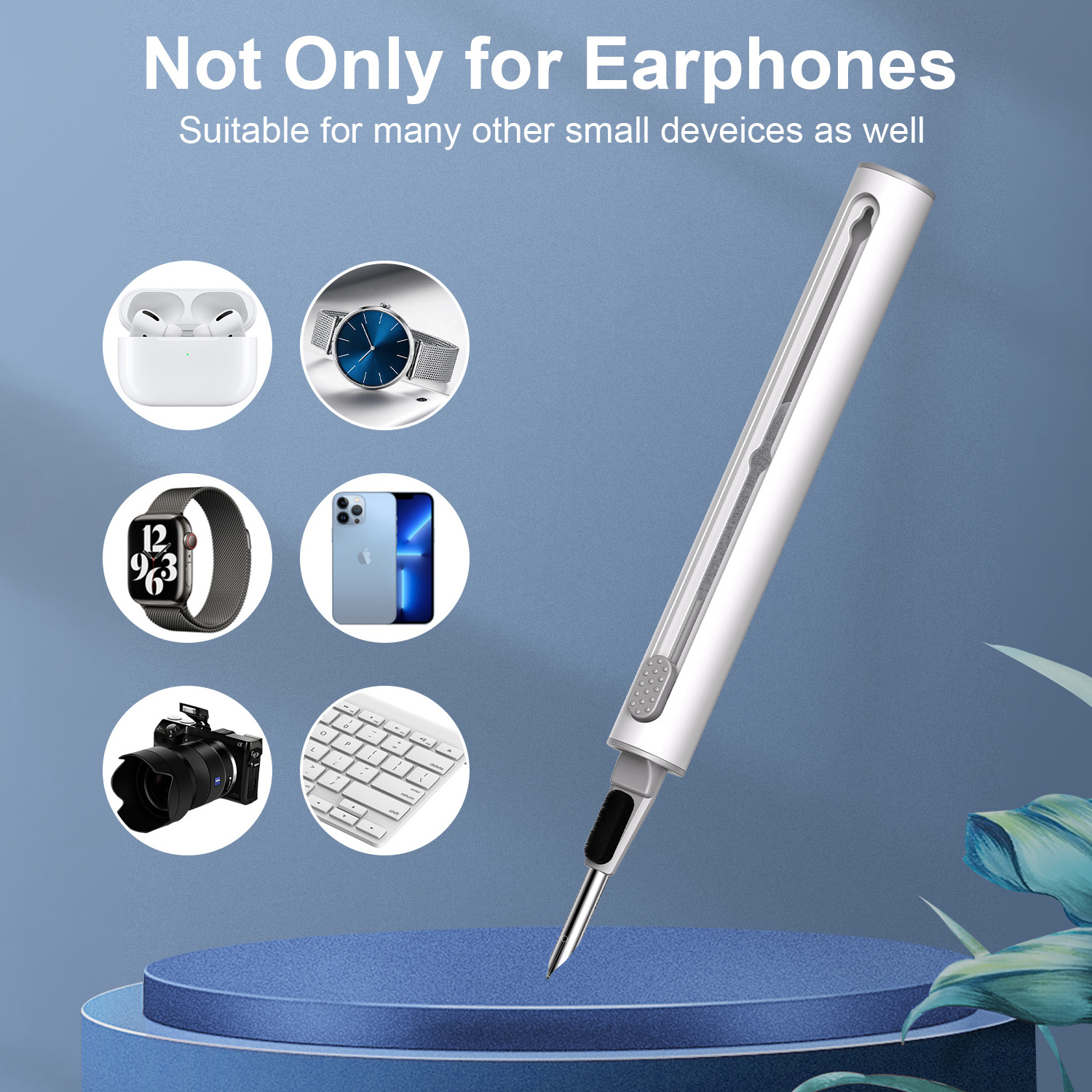 Wholesale 3 In 1 Earphone Cleaning Brush Pen Kit Tools Multi Cleaning Pen for Apple Airpods Earbuds Cleaner Kit