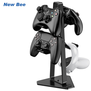 New Bee Custom Wholesale 2 Tiers Desk Gamepad Controller Stand for PS4 PS5 Switch Xbox VR Controller