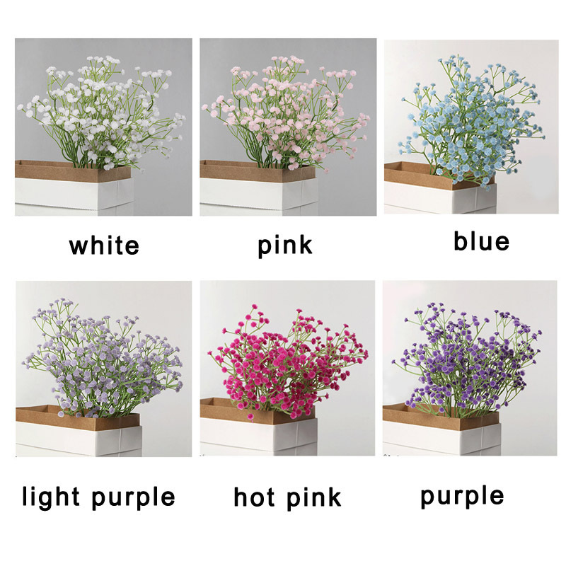 Wholesale Artificial Baby Breath Flower Fake Flowers Gypsophila Bouquet Real Touch Flower for Home Wedding Garden Decor