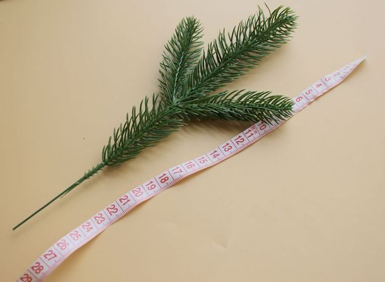 Artificial Pine Branches Green Plants Pine Needles Spray Greenery Stems for Christmas Winter Wedding Garden Decoration