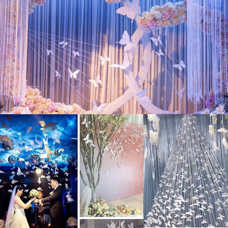 Beautiful Wedding Decorations Images Marriage Decoration 3 D Pvc Sticker Artificial Butterfly