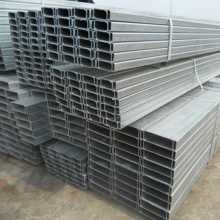 china factory price steel u channel perforated  ASTM A36 41x41x2.5 mm C purlin steel  cold rolled c channel steel C U Z  purlin