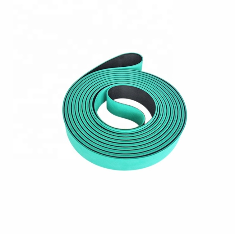 seamless Green Rubber Flat Belt High Speed Polyamide Transmission rubber belt