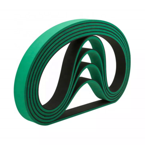 seamless Green Rubber Flat Belt High Speed Polyamide Transmission rubber belt