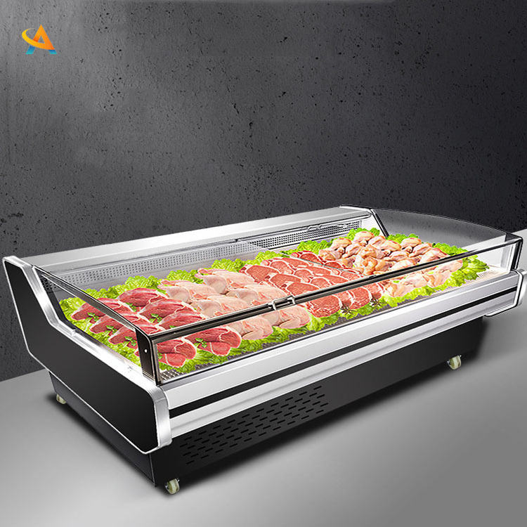 Showcase Refrigerator Industrial Chiller Fresh Display Counter Cases/Fridge Freezers For Meat