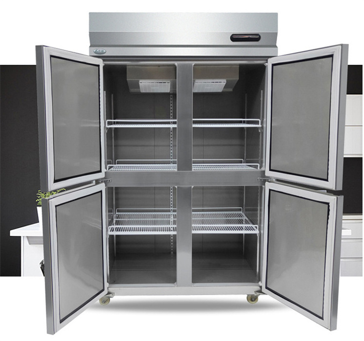 Manufacturer Commercial Refrigerator Double Temperature Freezer and Chiller China Steel Stainless Power