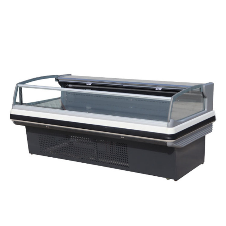 Showcase Refrigerator Industrial Chiller Fresh Display Counter Cases/Fridge Freezers For Meat